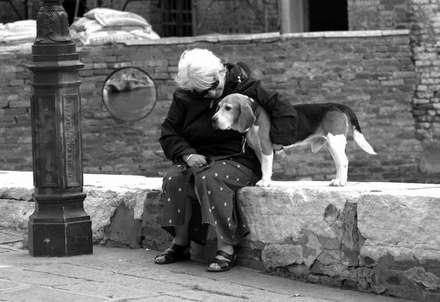 Lady with Dog — People, photograph by Gianluca Attura